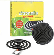 Cargar imagen en el visor de la galería, PACK.10 ESPIRALES DE INCIENSO CITRONELA  ANTIMOSQUITOS
