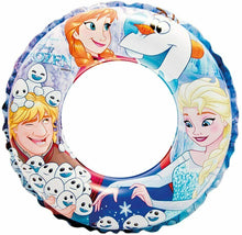 Cargar imagen en el visor de la galería, Frozen - Flotador hinchable para niños de 3 a 6 años, diámetro flotador: 51 cm
