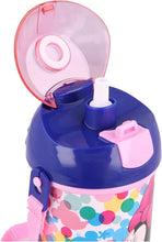 Cargar imagen en el visor de la galería, Botella robot pop up 500ml plastico infantil niños princesa colegio

