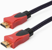 Cargar imagen en el visor de la galería, Cable HDMI PS4 PS3 Xbox 360 Full HD 5m Metros 24K 1.4 Conectores Oro PC BluRay
