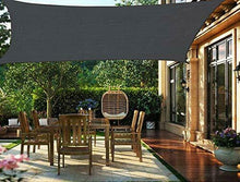 Cargar imagen en el visor de la galería, Toldo de Vela Sombra rectangular + bolsa,  Protección Rayos UV, Toldo Resistente e Impermeable para Patio Exteriores, Jardín
