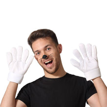 Cargar imagen en el visor de la galería, Guantes Blanco de Disfraz de Ratón Ratóncito Accesorios de Carnaval Cumpleaños
