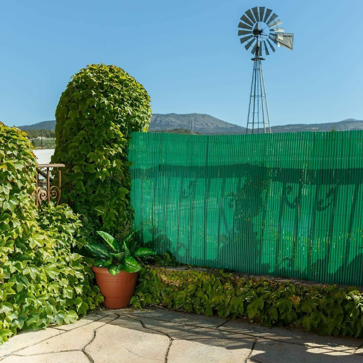 Cañizo Artificial de ocultación para jardín, Verde, 300x100x20 cm – Maxia  Market