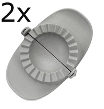 Cargar imagen en el visor de la galería, 2 X Moldes de Empanadillas Empanadas Patties Moldes de plástico 15x9.2 cm
