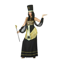 Cargar imagen en el visor de la galería, Disfraz Egipcia Faraona Negro Adulto Mujer para Carnaval Fiesta Teatro
