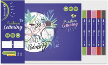 Cargar imagen en el visor de la galería, Cuaderno Lettering A4 + Rotuladores de doble punta Bismark A5 libreta

