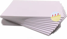 Cargar imagen en el visor de la galería, Cartón pluma adhesivo 6 unds 50x70 blanca con espesor de 5mm, rectangular
