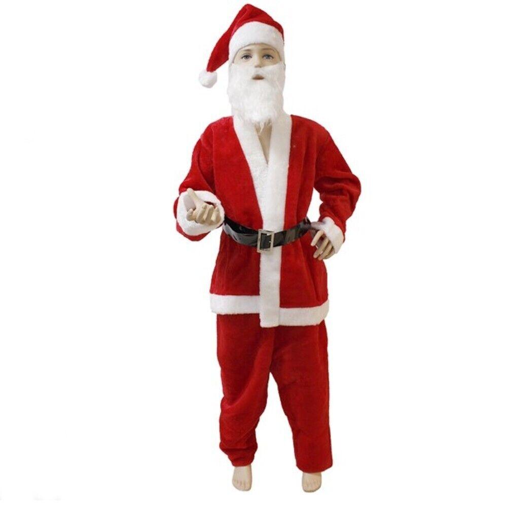 Disfraz Papá Noel Adulto Talla Unica XXXL Navidad Ropa Santa Claus Disfraz Navidad Invierno