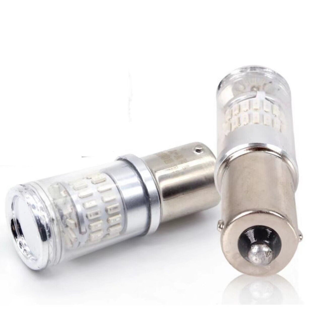 Lampara Bombilla Luz de Led de Señal de Coche 12V 5W BA15S 3014 48SMD Blanco