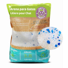 Cargar imagen en el visor de la galería, 3.8L Arena de Sílice para Gatos Arena Blanco Fresco Mascotas Cat Litter 1.5 kg

