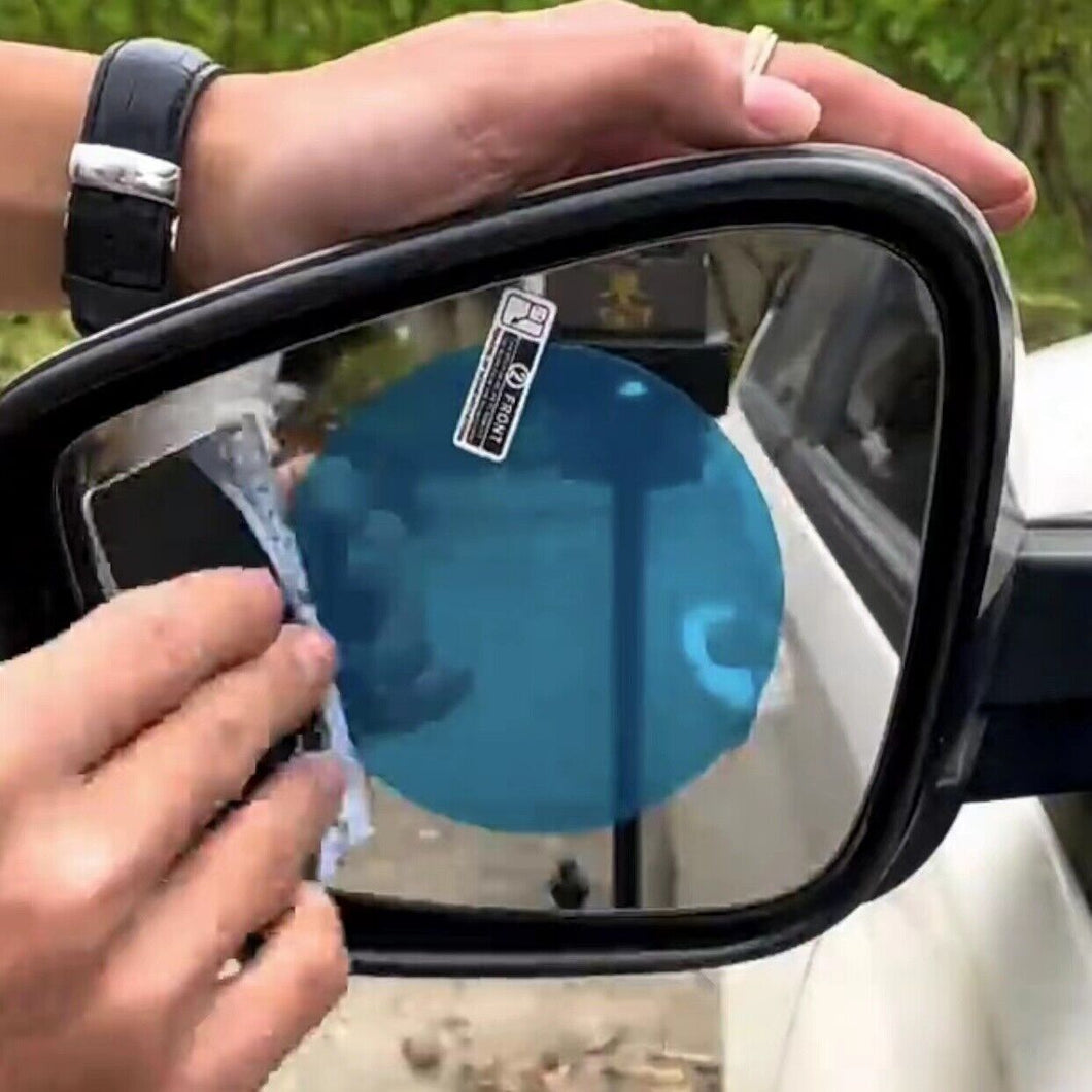 2x Protectores Para Retrovisor ø9 cm Lamina Recortable Empañamiento Agua Polvo