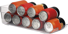 Cargar imagen en el visor de la galería, Organizador Porta latas frigorífico congelador refrigerador despensa 36x14,5x10
