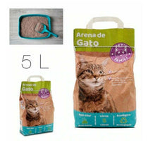 Cargar imagen en el visor de la galería, Arena para Gatos Aglomerante 5L arenero absorbente controla propagacion bacteria
