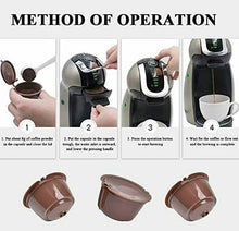 Cargar imagen en el visor de la galería, 5 Cápsulas Café Recargable Compatible con Maquina Nespresso, Cápsulas Filtros de Café Recargable Reutilizable con Cuchara y Cepillo - QUTTIN
