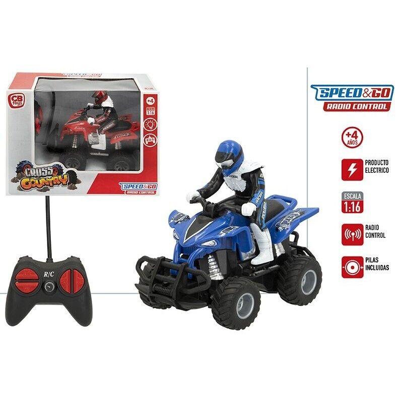 SPEED & GO Juguete Motocicleta Radio Control Escala 1:16 Speed Go 12x13x7cm