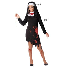 Cargar imagen en el visor de la galería, Disfraz Monja Poseída Sangrienta Infantil Niña Para Halloween y Carnaval Fiestas
