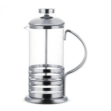 Cargar imagen en el visor de la galería, Tetera vidrio Inoxidable café y té filtro francés 600 y 900 ml acero inox
