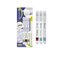Cargar imagen en el visor de la galería, Rotulador fino doble linea Bismark 3 unds colores
