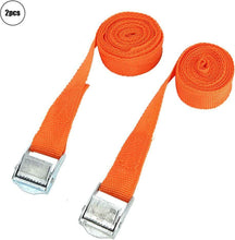 Cargar imagen en el visor de la galería, Correas de trinquete de 2 pcs cintas tensoras carga alta resistencia con gancho
