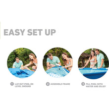 Cargar imagen en el visor de la galería, Piscina Intex 28202UK de 3 m x 76 cm con estructura metálica y Depuradora, 4485 litros, color azul, 305 x 76 cm
