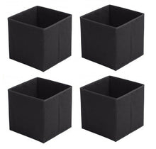 Cargar imagen en el visor de la galería, Pack 4 Cubos de almacenaje TNT 31x31x31cm para estanteria caja cuadrado plegable
