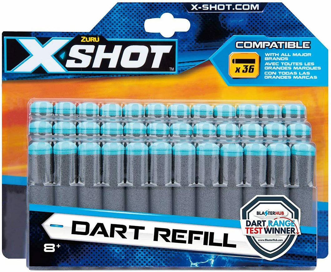 x36 Recarga de Dardos Espuma Suave para juguete pistola X-Shot, Recarga Balas