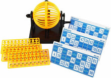 Cargar imagen en el visor de la galería, Bingo mini juego de mesa Lotería 12 cartones 90 numeros portatil 11x11x11 cm
