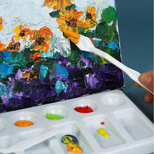 Cargar imagen en el visor de la galería, 6 Unids Blanco Plástico Espátula Set Pintura Talla Herramientas pintar acuarela
