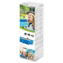 Cargar imagen en el visor de la galería, 28272-PISCINA rectangular desmontable tubular SMALL FRAME FAMILIAR 200X300X75CM 3834L familiar verano jardin
