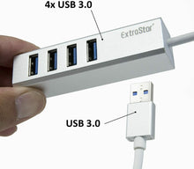 Cargar imagen en el visor de la galería, Multipuerto HUB USB 3.0 y Micro USB Universal, 5 Puertos Compatibles
