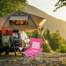 Cargar imagen en el visor de la galería, Silla plegable Playa camping pesca portable montaña acampada picnic, 50x50x80 cm
