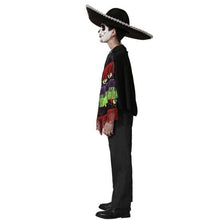 Cargar imagen en el visor de la galería, Disfraz Esqueleto Mexicano Muerte Mexicana Musical Niño Infantil Halloween
