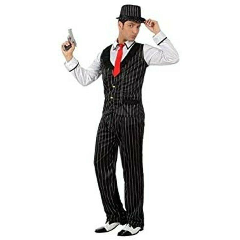 Disfraz Gánster Hombre Adulto para Carnaval Fiesta Teatro