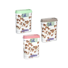 Cargar imagen en el visor de la galería, Bote Cocina Ovalado almacenar alimentos cereales plastico tarro
