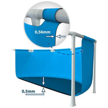 Cargar imagen en el visor de la galería, 28271 PISCINA SMALL FRAME FAMILIAR 260X160X65CM 2282L
