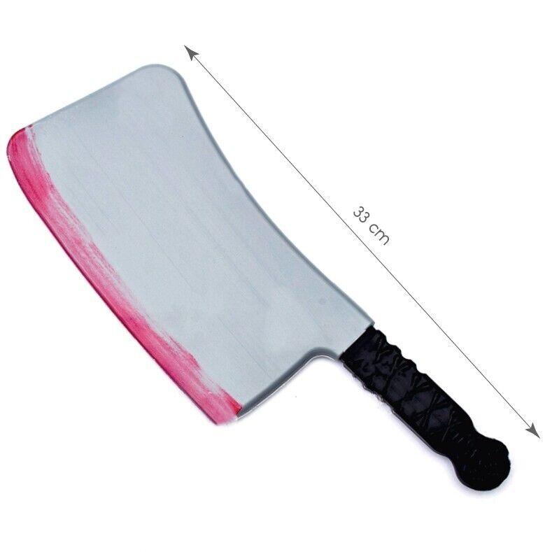 Cuchillo Cocinero Con Sangre Para Halloween Comprementos Accesorios De Disfraz