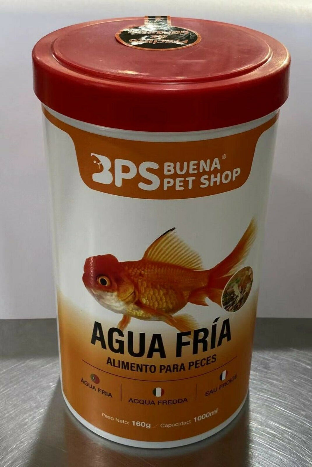 Alimento Completo para Peces Agua Fría Equilibrada para Peces 1000 ml, Alimento para peces