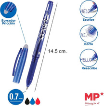 Cargar imagen en el visor de la galería, Bolígrafos Borrables y Recargables con Punta de Gel punta 0.7mm escuela oficina
