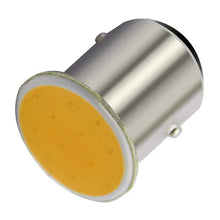 Cargar imagen en el visor de la galería, 4 Lamparas Bombillas Luz de Led de Freno de Coche 12V 3W BAY15D COB Blanco 6400K
