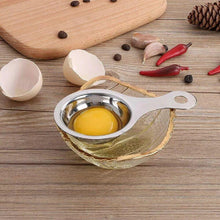 Cargar imagen en el visor de la galería, Separador huevos acero inoxidable de yema de huevo blanca
