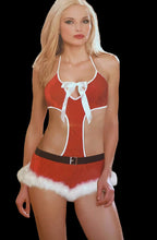 Cargar imagen en el visor de la galería, PICARDIAS CONJUNTO LENCERIA SEXY NAVIDAD ROPA INTERIOR ROJO BODY TALLA UNICA
