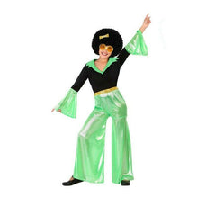 Cargar imagen en el visor de la galería, Disfraz Disco Verde / Dorado Años 70  Niña Infantil para Carnaval Fiesta Teatro
