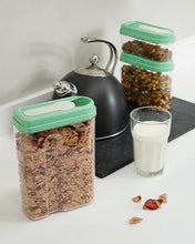 Cargar imagen en el visor de la galería, Bote Cocina Ovalado almacenar alimentos cereales plastico tarro
