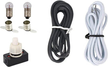 Cargar imagen en el visor de la galería, Kir electrico escolar tecnologia con cables bombillas portalamparas interruptor
