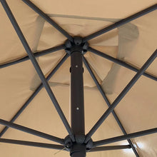 Cargar imagen en el visor de la galería, Sombrilla Parasol Ø300cm Inclinable Estructura Aluminio y Acero 38 Mm Jardin Terraza Patio Playa
