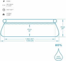 Cargar imagen en el visor de la galería, Piscina Hinchable Infantil Fast Set Mi Primera Piscina 183x51cm
