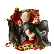 Cargar imagen en el visor de la galería, Nacimiento tela 9 piezas figurad natividad resina para pesebre de Navidad belen
