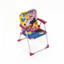 Cargar imagen en el visor de la galería, Silla plegable infantil para niños: Spiderman, Minnie, Mickey, Peppa Pig
